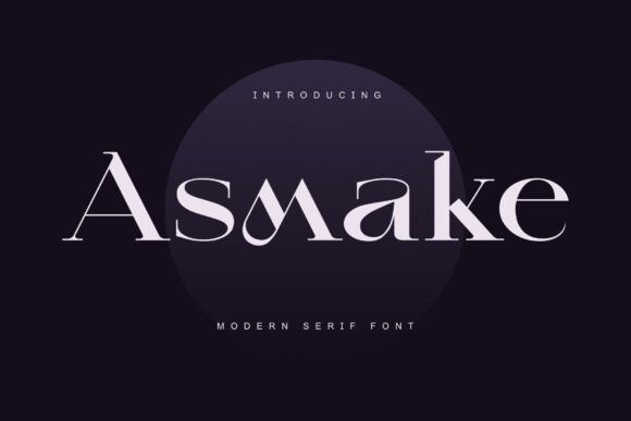 Asmake Font: A Modern Serif for Strong Brand Identity