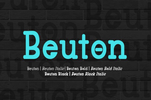 Beuton Font: A Bold Choice for Modern Branding and Marketing