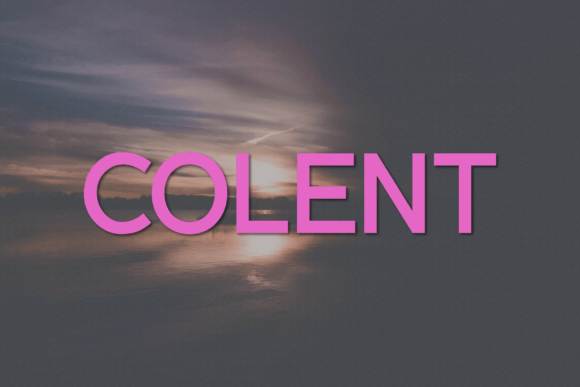 Colent: A Modern Typeface for Editorial Excellence