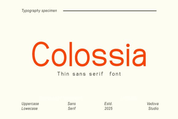 Colossia Font: A Modern Typeface for Marketers