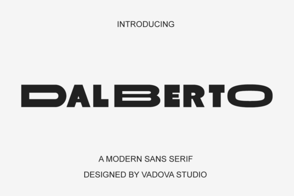 Dalberto: A Bold, Modern Typeface for Memorable Branding