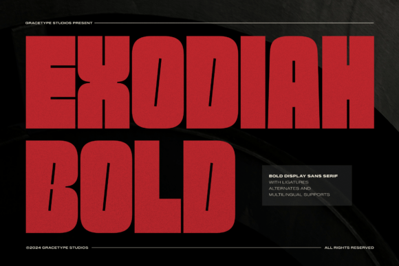 Exodiah Font: A Bold Typeface for High-Impact Campaigns