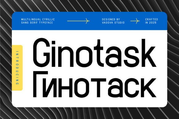 Ginotask: A Modern Font for Building a Stronger Brand