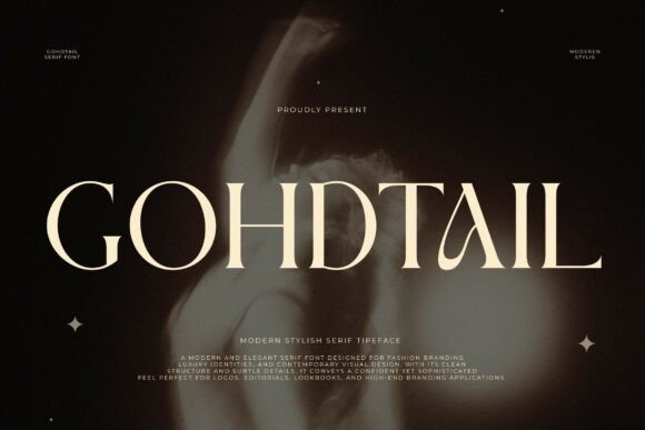 Gohdtail: A Refined Typeface for Editorial Elegance