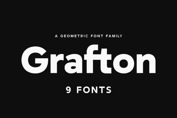 Grafton Font: A Geometric Typeface for Modern Branding Projects