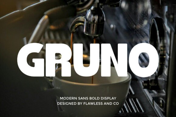 Gruno Font: A Modern Bold Typeface for Digital Marketers