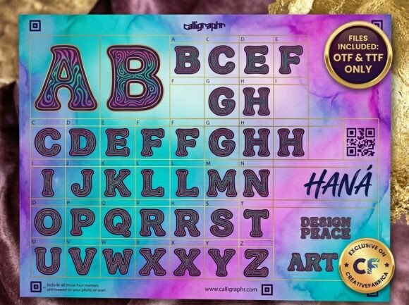 Hana Font: A Decorative Typeface for Creative Makers