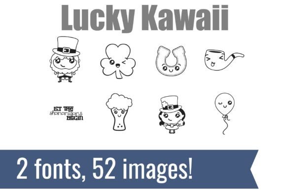 Lucky Kawaii Dingbats: A Cutesy Font for Stronger Brand Identity