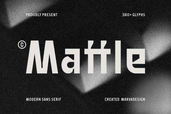 Mattle: A Bold, Modern Font for Memorable Marketing