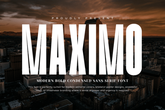 Maximo Font: A Bold Typeface for Strong Branding