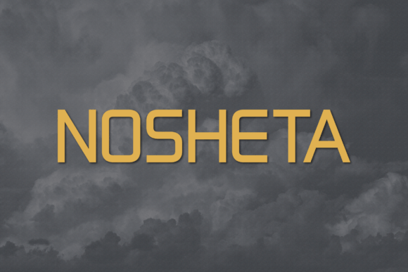 Nosheta: A Modern Typeface for Marketers and Designers