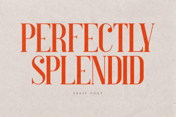 Perfectly Splendid Typeface for a Polished Brand Identity