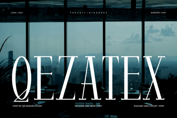 Qezatex: A Serif Font with Authentic Digital Appeal