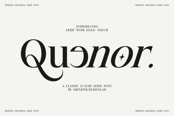 Quenor: A Typeface That Elevates Handmade and Print Designs