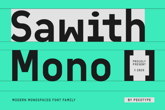 Sawith Mono: A Modern Typeface for Thoughtful Design