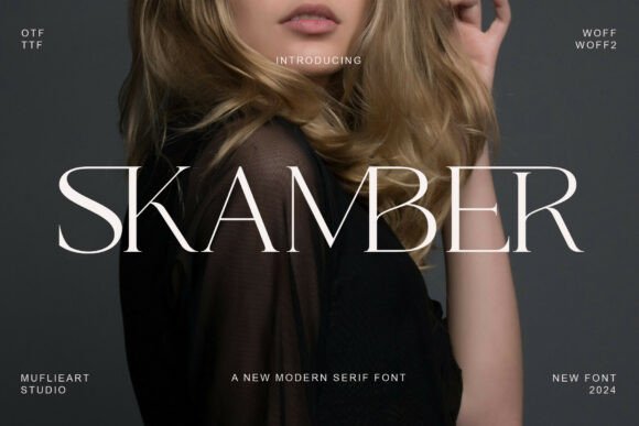 Skamber: A Modern Serif Font for Impactful Campaign Design