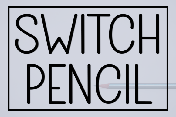 Switch Pencil: A Modern Sans Serif Typeface for Editorial Design
