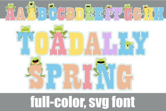 Toad-ally Spring: A Whimsical Typeface for Editorial Design