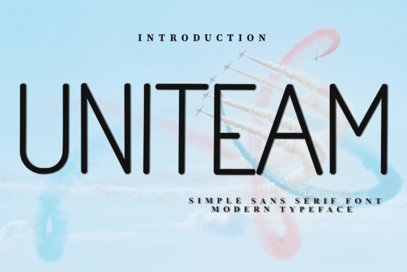 Uniteam Font: A Modern Typeface for Impactful Branding