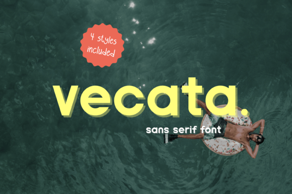 Vecata – A Modern Font for Building a Strong Brand