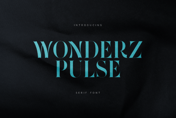 Wonderz Pulse: A Refined Typeface for Sophisticated Branding